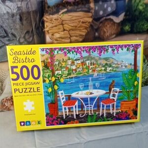 🏠 Seaside Bistro 500-Piece Jigsaw Puzzle